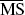 $\overline {{\rm{MS}}} $