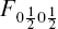${F_{0{1 \over 2}}}_{0{1 \over 2}}$