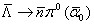$\bar \Lambda \to \bar n{\pi ^0}\,({\bar \alpha _0})$
