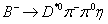 ${B^ - }\, \to {D^{*0}}{\pi ^ - }{\pi ^0}\eta $