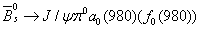$\overline B _s^0 \to J/\psi {\pi ^0}{a_0}(980)({f_0}(980))$