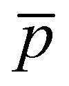 $\bar p$