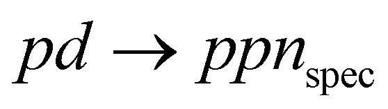 $pd \to ppn_{{\rm{spec}}} $