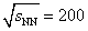 $$\sqrt {s{\rm{NN}}} = 200$$