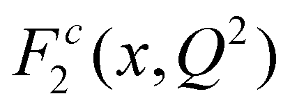 $F_2^c(x,\,{Q^2})$