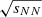 $ \sqrt {S_{NN} } $